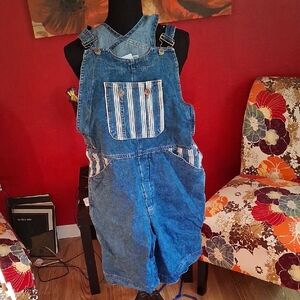 Arizona Jean Company Light Blue Denim Overalls